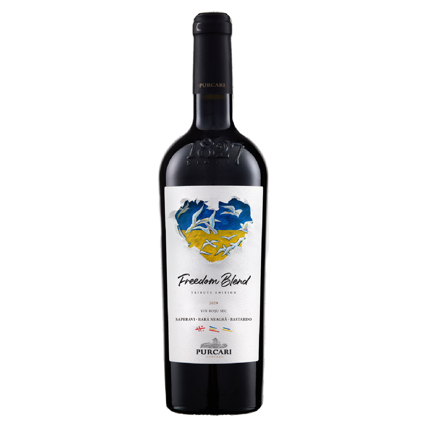 VIN PURCARI FREEDOM BLEND ROSU SEC 0.75L